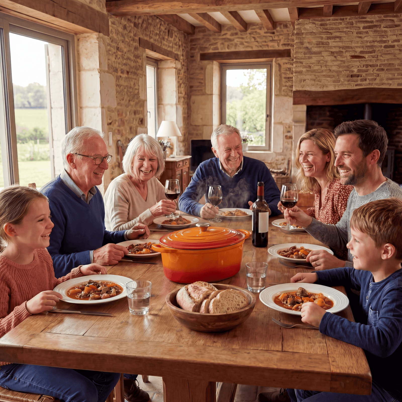 Du feu à la table